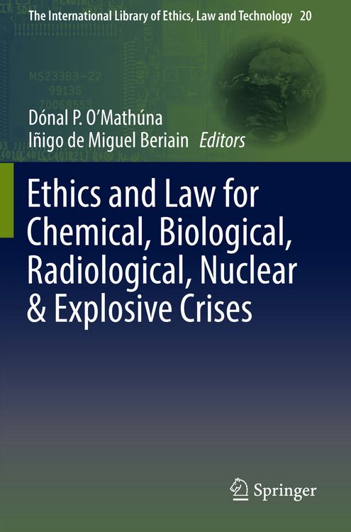 Produktbild: Ethics and Law for Chemical, Biological, Radiological, Nuclear & Explosive Crises