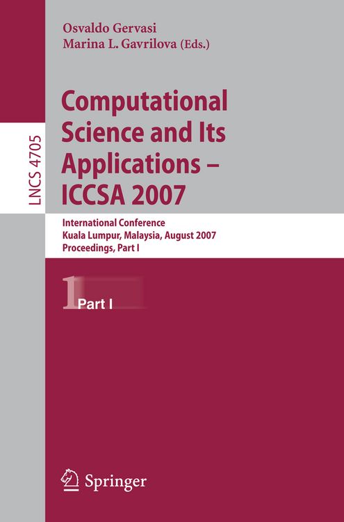 Produktbild: Computational Science and Its Applications - ICCSA 2007