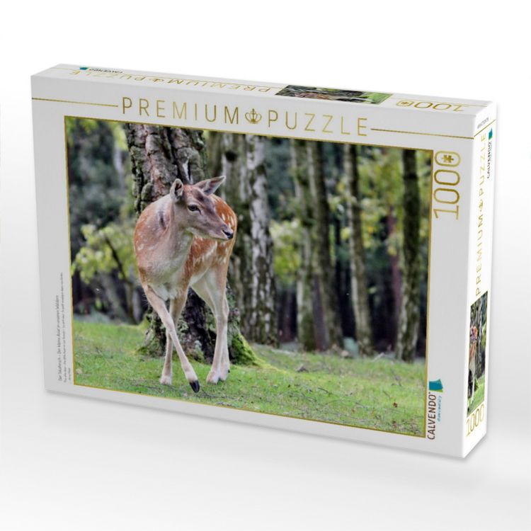 Produktbild: CALVENDO Puzzle Der Sikahirsch - Der kleine Asiat in unseren W&auml;ldern | 1000 Teile Lege-Gr&ouml;&szlig;e 64x48cm Foto-Puzzle f&uuml;r gl&uuml;ckliche Stunden