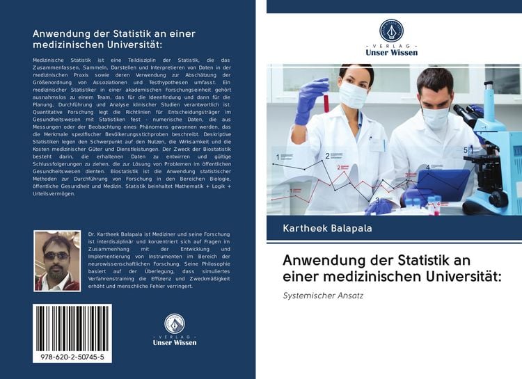 Produktbild: Anwendung der Statistik an einer medizinischen Universit&auml;t: