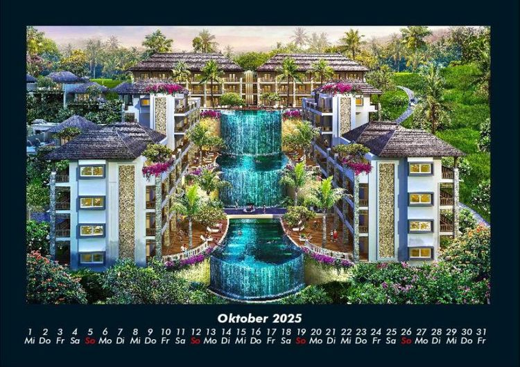 Produktbild: Bali 2025 Fotokalender DIN A4