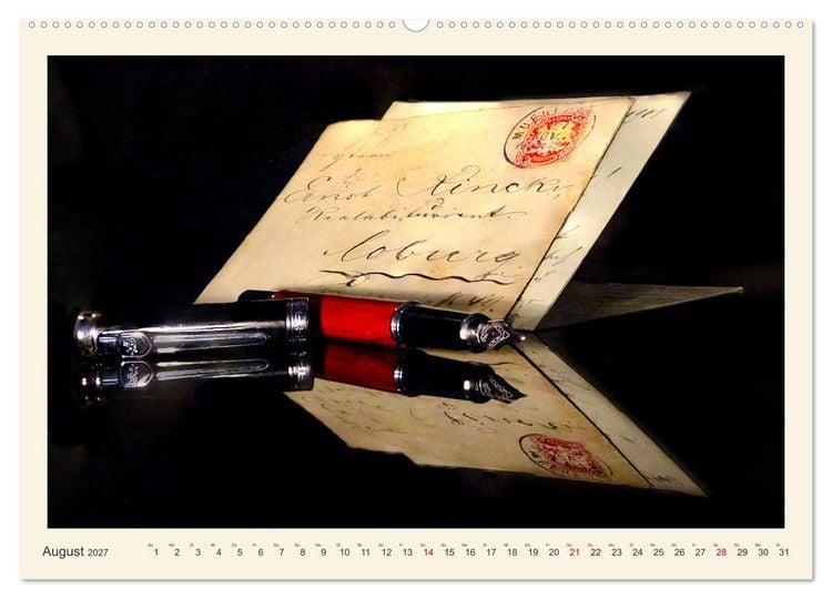 Produktbild: Handschriftlich (hochwertiger Premium Wandkalender 2027 DIN A2 quer), Kunstdruck in Hochglanz