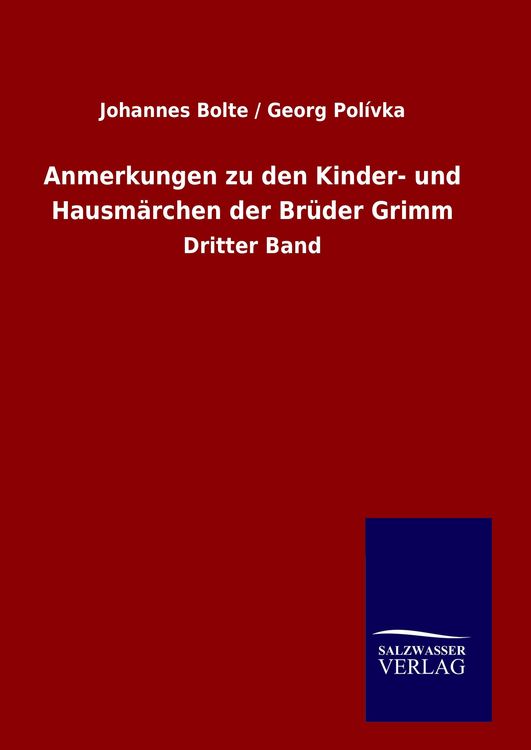 Produktbild: Anmerkungen zu den Kinder- und Hausm&auml;rchen der Br&uuml;der Grimm