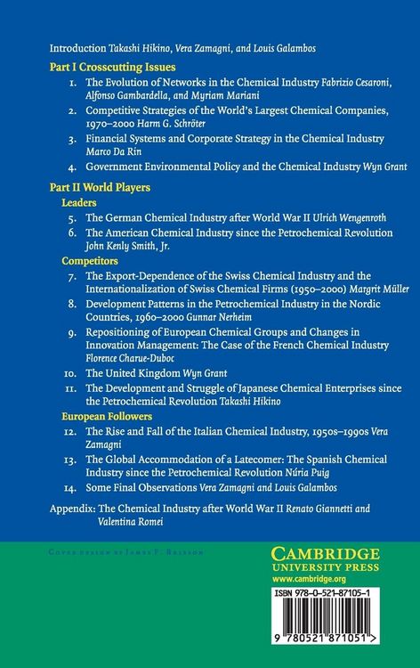 Produktbild: The Global Chemical Industry in the Age of the Petrochemical Revolution