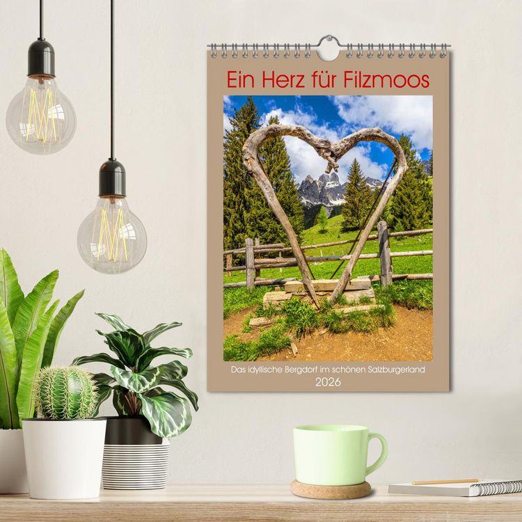 Produktbild: Ein Herz f&uuml;r Filzmoos (Wandkalender 2026 DIN A4 hoch), CALVENDO Monatskalender