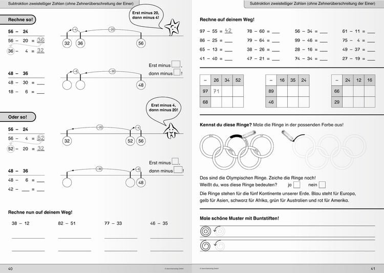 Produktbild: Ich kann rechnen 3, 4 und 5 - 3 Sch&uuml;lerarbeitshefte f&uuml;r die 2. bis 4. Klasse