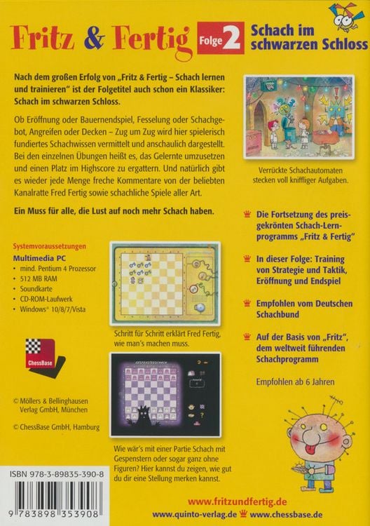 Produktbild: Fritz & Fertig! 2 - Schach im schwarzen Schoss