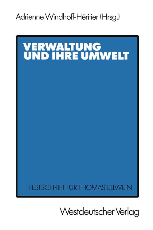 Produktbild: Verwaltung und ihre Umwelt