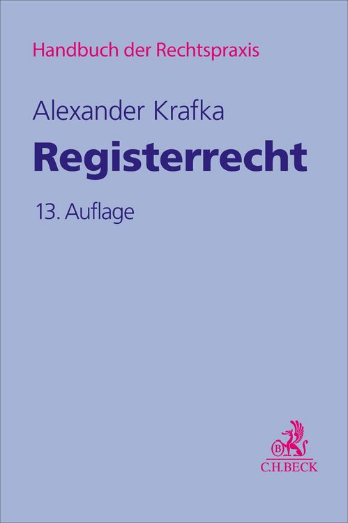 Produktbild: Registerrecht