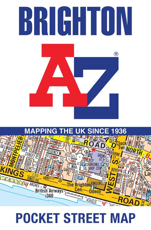 Produktbild: Brighton A-Z Pocket Street Map