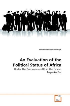 Produktbild: Funmilayo Modupe, A: Evaluation of the Political Status of A