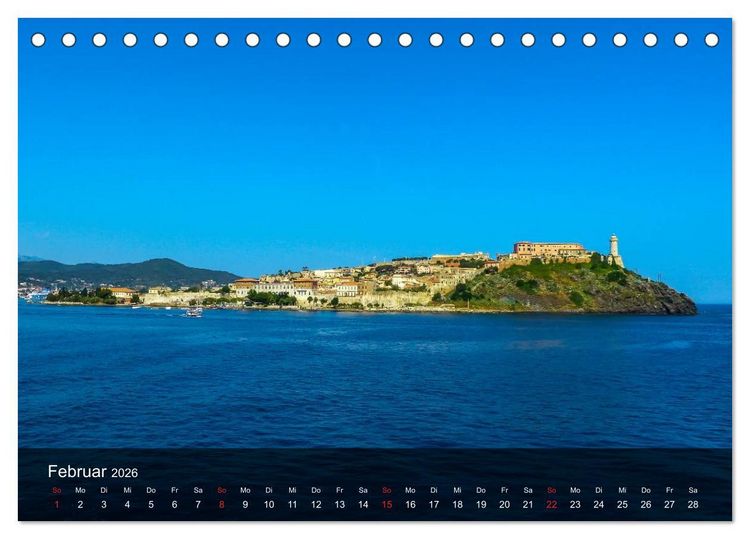 Produktbild: Zauberhaftes Elba (Tischkalender 2026 DIN A5 quer), CALVENDO Monatskalender