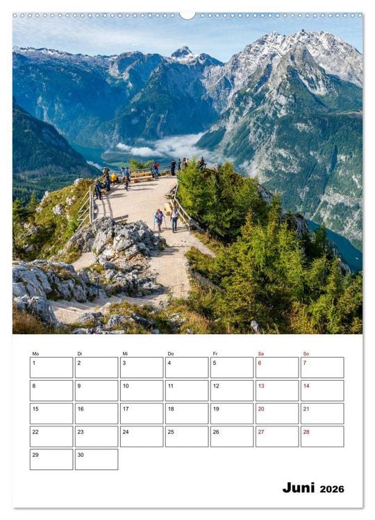 Produktbild: Mein Berchtesgadener Land (Wandkalender 2026 DIN A2 hoch), CALVENDO Monatskalender