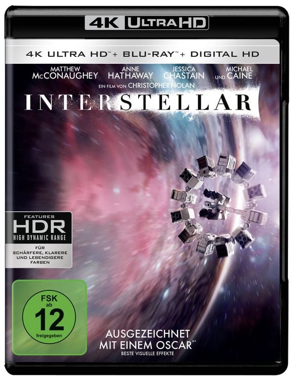 Produktbild: Interstellar (4K Ultra HD) (+ 2 Blu-rays)