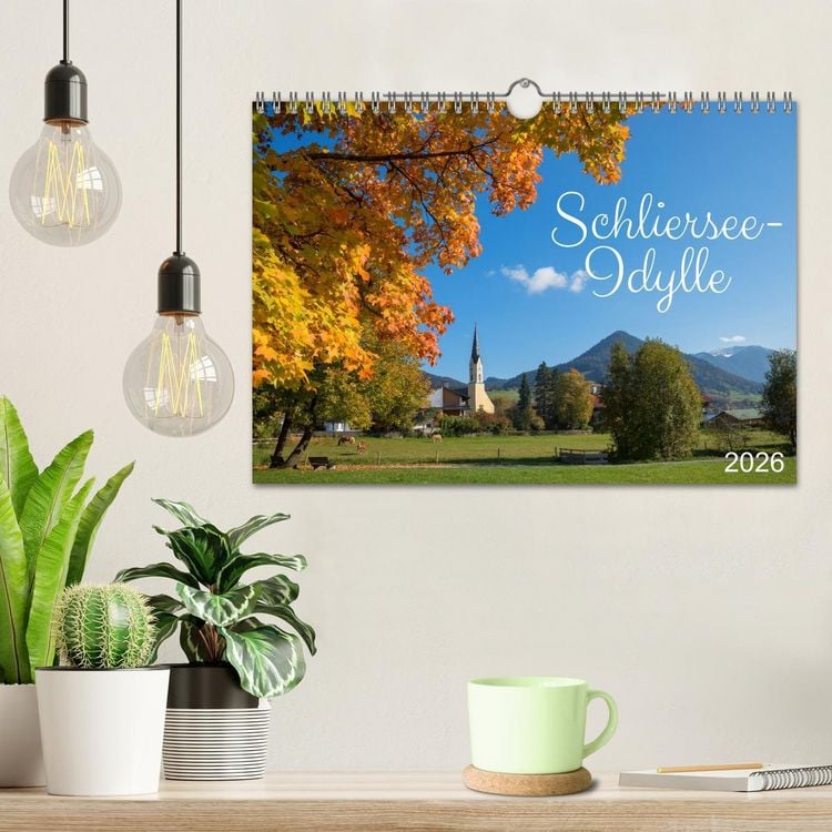 Produktbild: Schliersee-Idylle (Wandkalender 2026 DIN A4 quer), CALVENDO Monatskalender