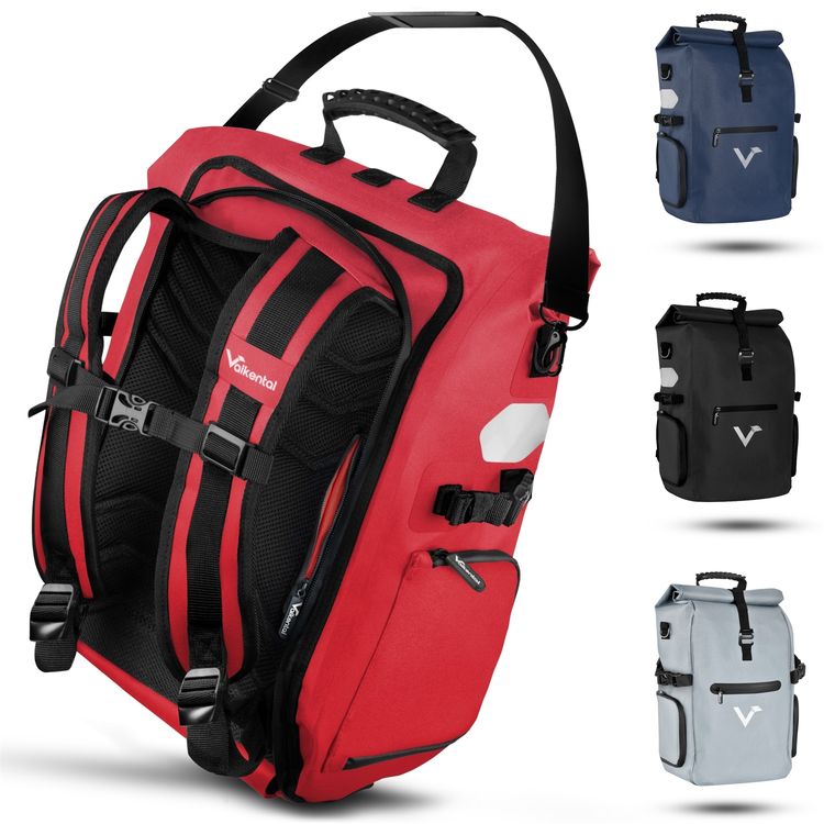 Produktbild: Valkental ValkPro 3in1 Fahrradtasche mit flexiblem Rücken und neuen Features