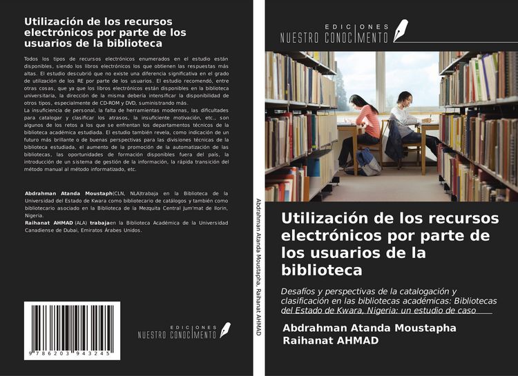 Produktbild: Utilizaci&oacute;n de los recursos electr&oacute;nicos por parte de los usuarios de la biblioteca