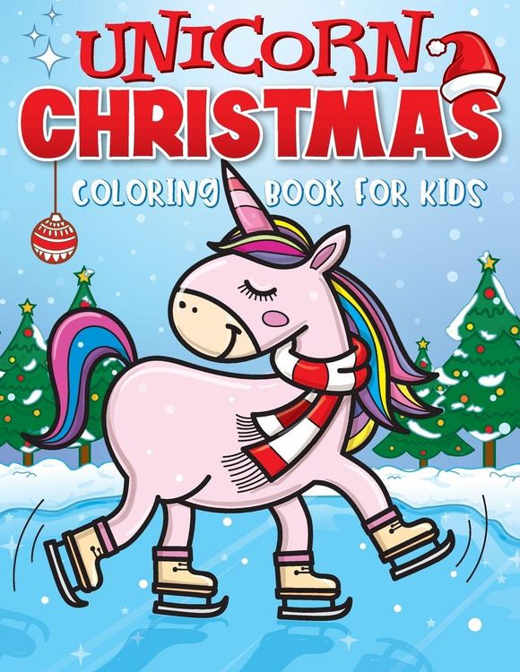 Produktbild: Unicorn Christmas Coloring Book for Kids