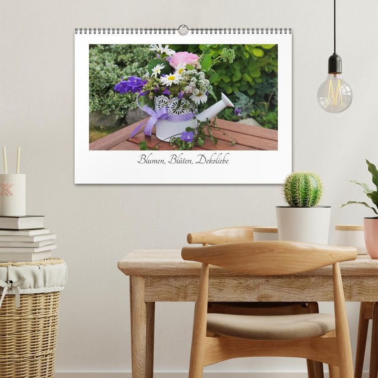 Produktbild: Blumen, Bl&uuml;ten, Dekoliebe (Wandkalender 2026 DIN A3 quer), CALVENDO Monatskalender