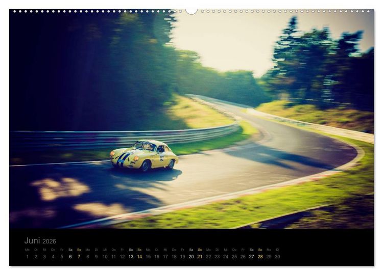 Produktbild: Porsche 356 - Racing (Wandkalender 2026 DIN A2 quer), CALVENDO Monatskalender