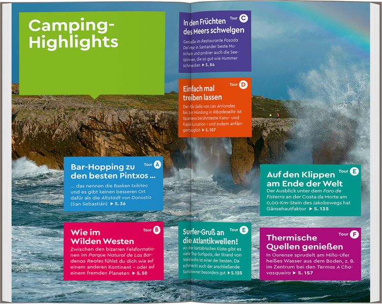 Produktbild: MARCO POLO Camper Guide Nordspanien: Atlantikk&uuml;ste & Pyren&auml;en