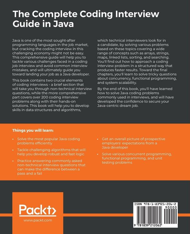 "The Complete Coding Interview Guide in Java" auf Englisch kaufen