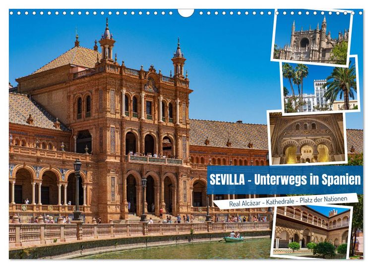 Produktbild: Sevilla - Unterwegs in Spanien (Wandkalender 2026 DIN A3 quer), CALVENDO Monatskalender