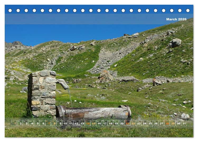 Produktbild: Natural landscape of France (Desk Calendar 2026 DIN A5 landscape), CALVENDO 12 Month DeskCalendar