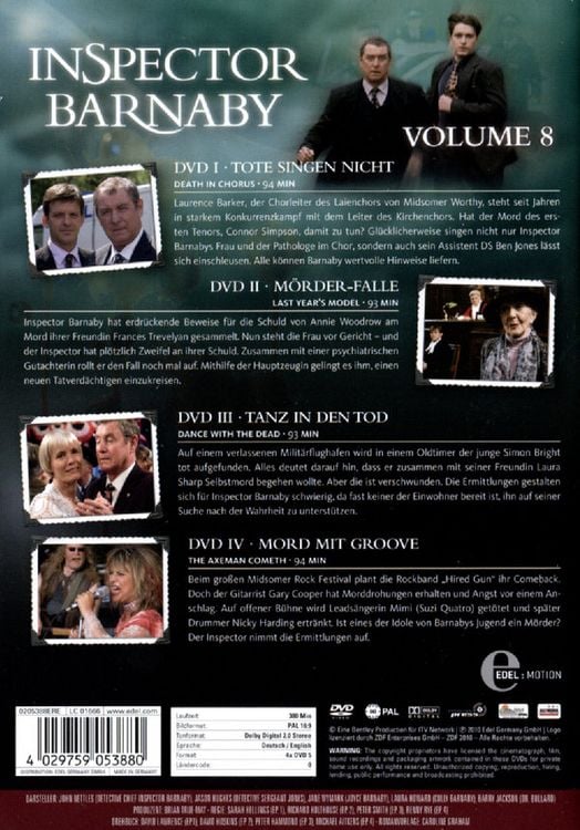 Produktbild: Inspector Barnaby Vol. 8 [4 DVDs]
