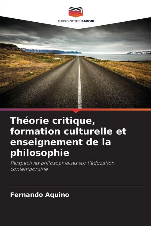 Produktbild: Th&eacute;orie critique, formation culturelle et enseignement de la philosophie
