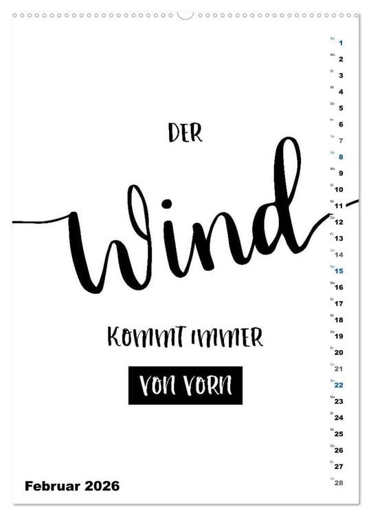 Produktbild: PLATT Typische Spr&uuml;che (Wandkalender 2026 DIN A2 hoch), CALVENDO Monatskalender