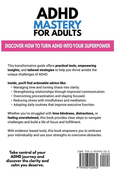Produktbild: ADHD Mastery for Adults