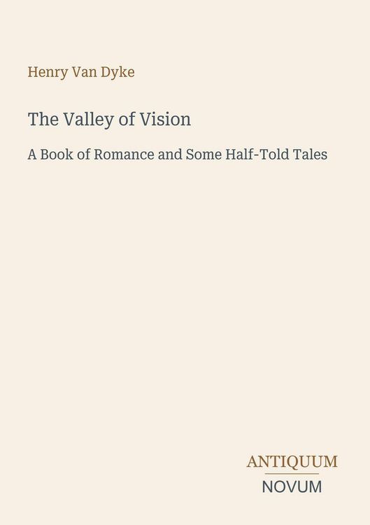 Produktbild: The Valley of Vision
