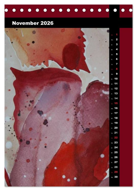 Produktbild: Farbenfrohe Engel (Tischkalender 2026 DIN A5 hoch), CALVENDO Monatskalender