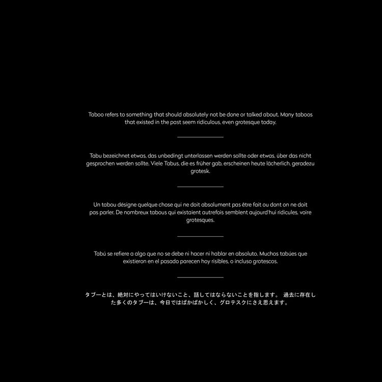 Produktbild: tabu