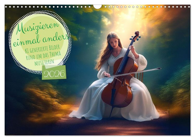 Produktbild: Musizieren einmal anders (Wandkalender 2026 DIN A3 quer), CALVENDO Monatskalender