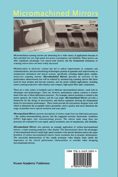 Produktbild: Micromachined Mirrors