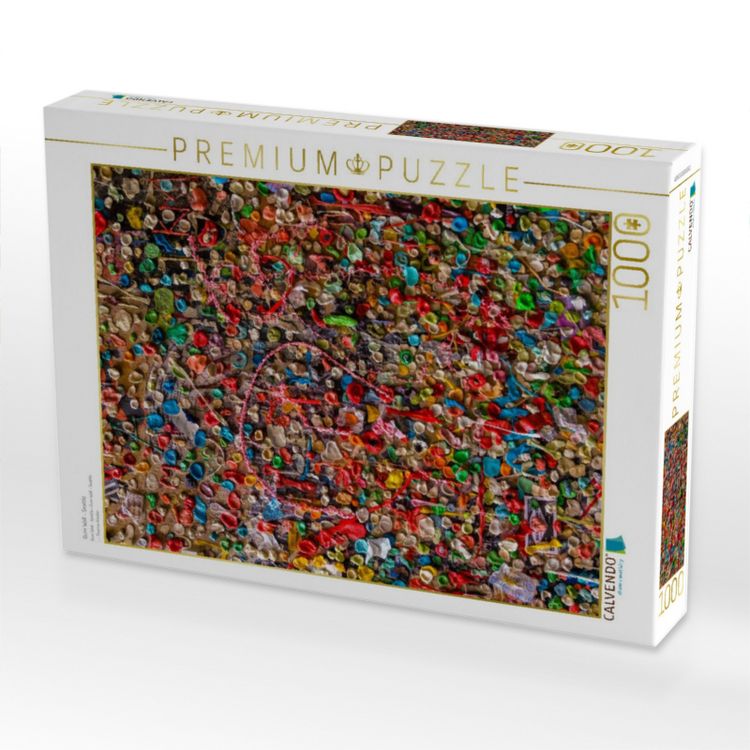 Produktbild: CALVENDO Puzzle Gum Wall - Seattle | 1000 Teile Lege-Gr&ouml;&szlig;e 64x48cm Foto-Puzzle f&uuml;r gl&uuml;ckliche Stunden
