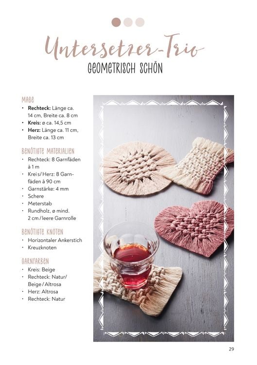Produktbild: Kreativ-Set Einfach Makramee. Mit Anleitungsbuch und Material