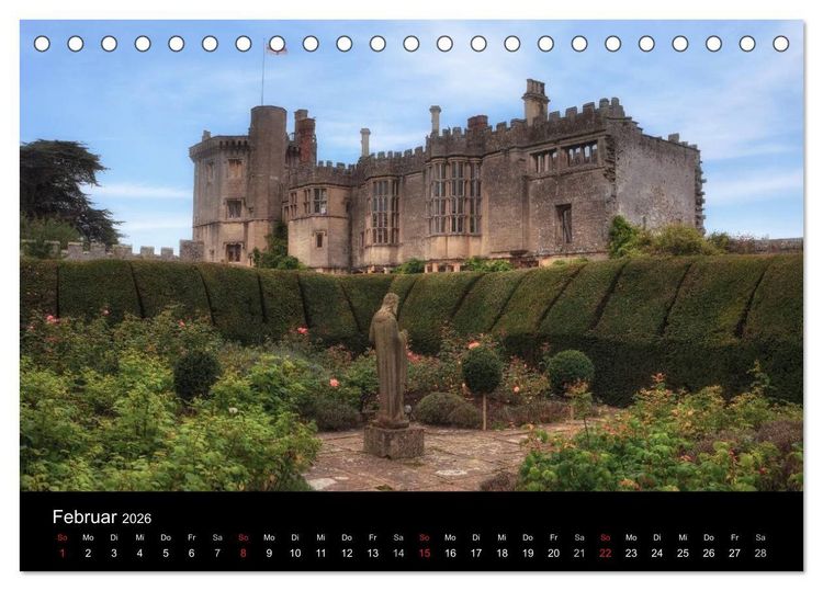 Produktbild: Englische Herrenh&auml;user (Tischkalender 2026 DIN A5 quer), CALVENDO Monatskalender
