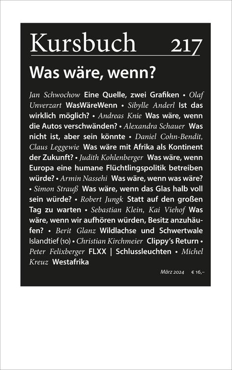 Produktbild: Kursbuch 217