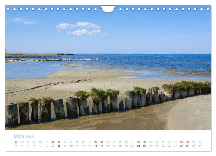 Produktbild: Unterwegs auf Usedom (Wandkalender 2026 DIN A4 quer), CALVENDO Monatskalender