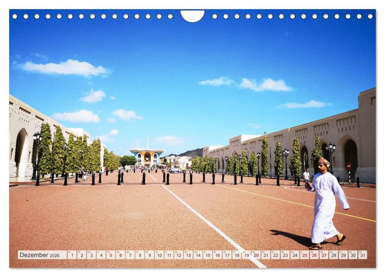 Produktbild: Orient - Manama, Abu Dhabi, Dubai, Maskat (Wandkalender 2026 DIN A4 quer), CALVENDO Monatskalender