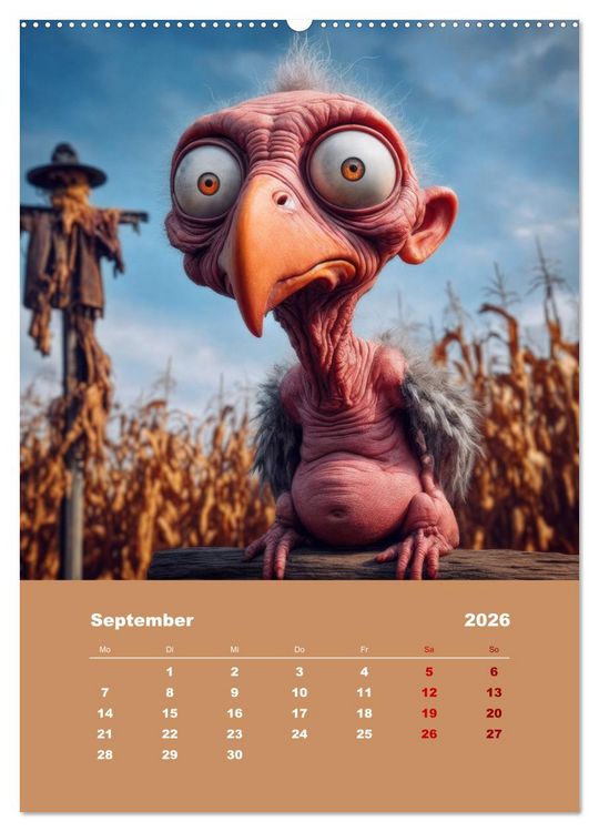 Produktbild: Waldo und Stefler (Wandkalender 2026 DIN A2 hoch), CALVENDO Monatskalender