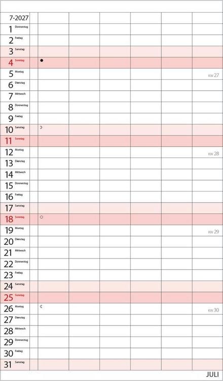 Produktbild: XL Familienplaner 2027