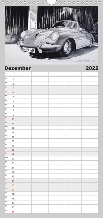 Produktbild: Familienplaner 50 Jahre Porsche 911 (Wandkalender 2022 , 21 cm x 45 cm, hoch)