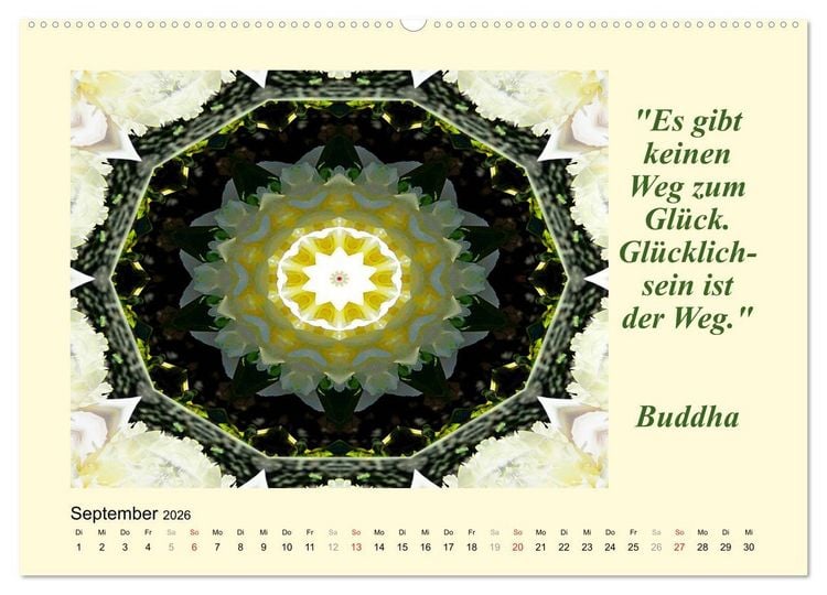 Produktbild: Meditation - Asiatische Weisheiten (Wandkalender 2026 DIN A2 quer), CALVENDO Monatskalender