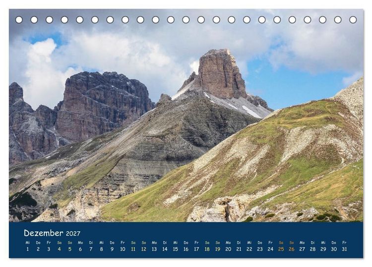 Produktbild: S&uuml;dtirol (Tischkalender 2027 DIN A5 quer), CALVENDO Monatskalender