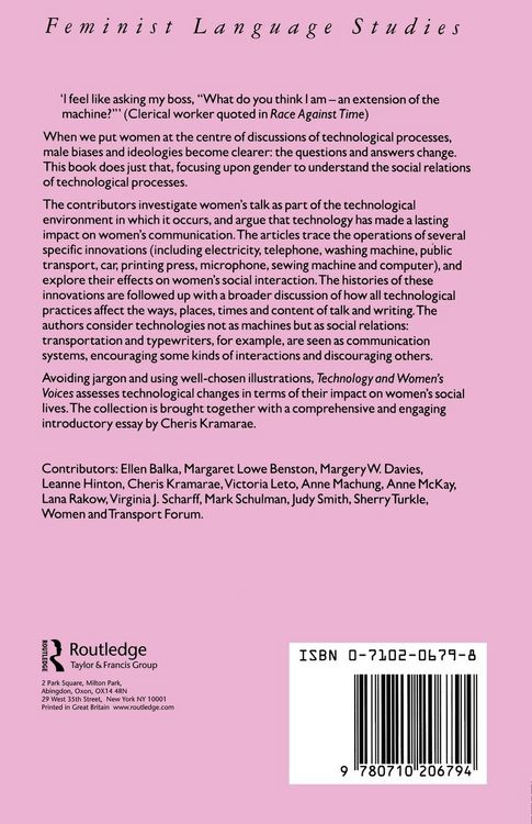 Produktbild: Technology and Women's Voices