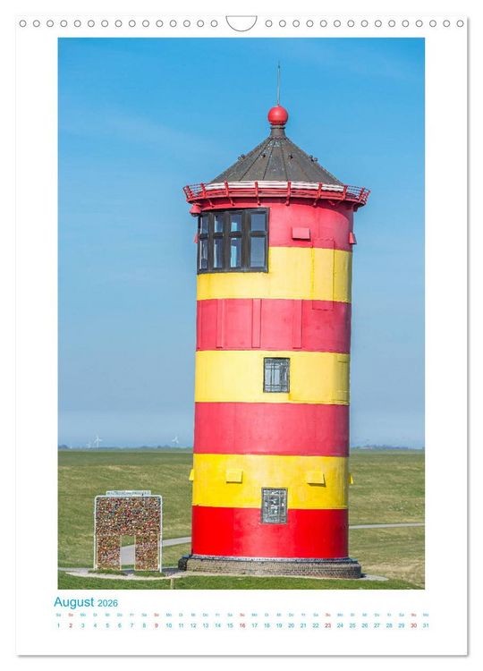 Produktbild: Leuchtt&uuml;rme - Licht ins Dunkel (Wandkalender 2026 DIN A3 hoch), CALVENDO Monatskalender